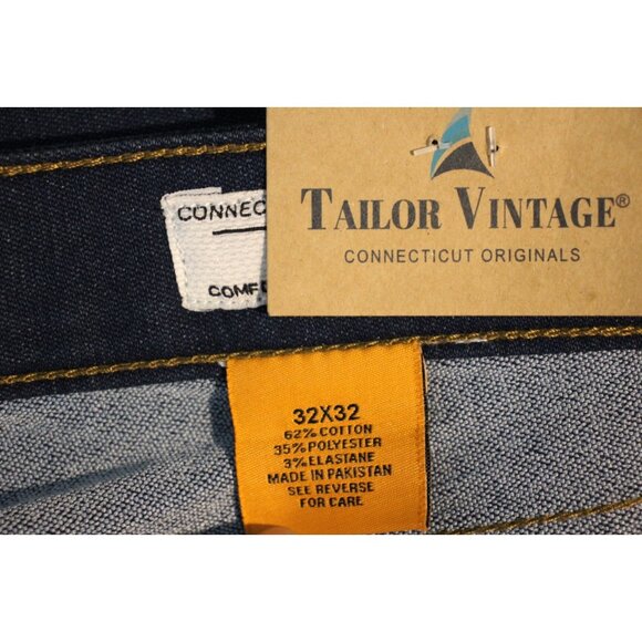 Tailor Vintage Mens 32 x 32 Canaan Slim Fit Stretch Jeans NEW F1313 - Picture 6 of 7